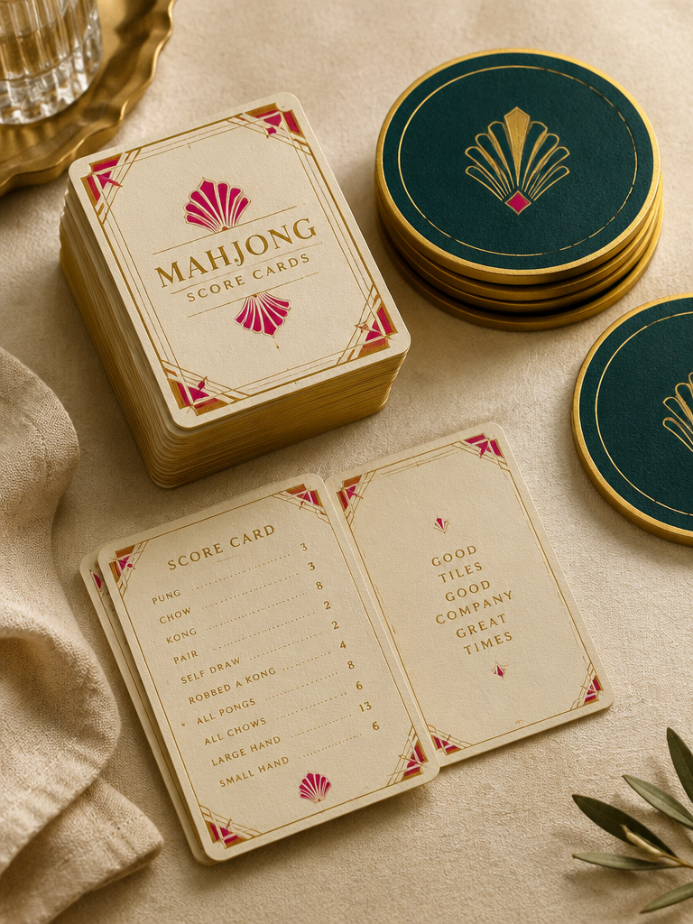 Score Cards & Coasters
